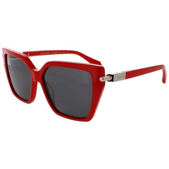 NWT Salvatore Ferragamo SF1106S Red 57mm Sunglasses